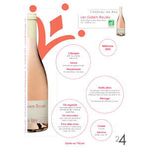 Galets Roulés Rosé 2024 - AB